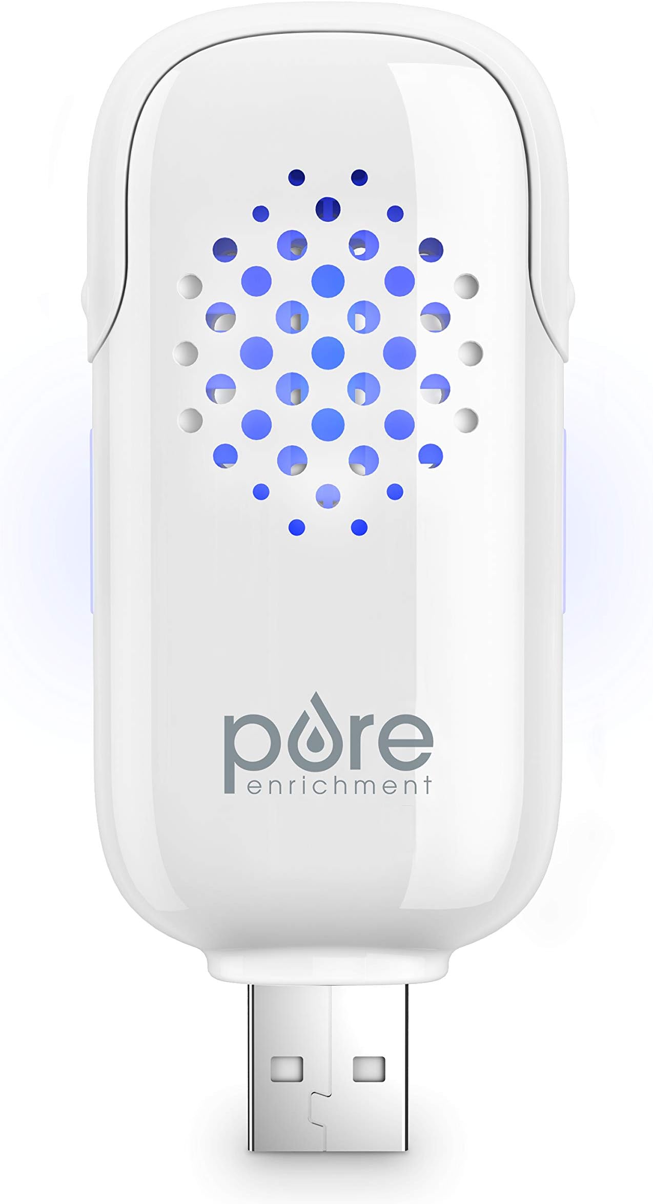 Pure Enrichment PureSpa USB Personal Aroma Diffuser - Portable, BPA-Free Essential Oil Diffuser with 3 Aromatherapy Refill Pads - Ideal for Car, Computer, and Travel
