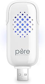 Pure Enrichment PureSpa USB Personal Aroma Diffuser - Portable, BPA-Free Essential Oil Diffuser with 3 Aromatherapy Refill...