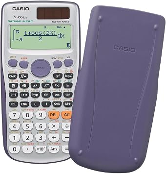 Casio Scientific Calculator, Mathematical Nature Display, 572 Functions, 10 Digits, fx-995ES-N, Silver