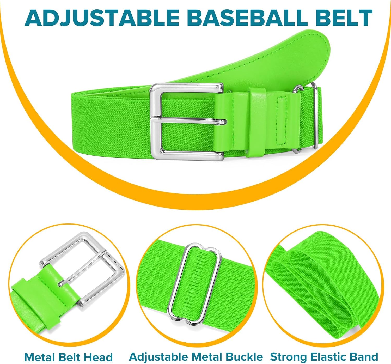 Baseball Socks and Belt Combo for Youth Adult - Softball Socks and Belt for Boys and Girls - Image 5