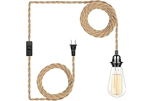 Plug in Hanging Light Fixture: Rustic Elegance for Every Space