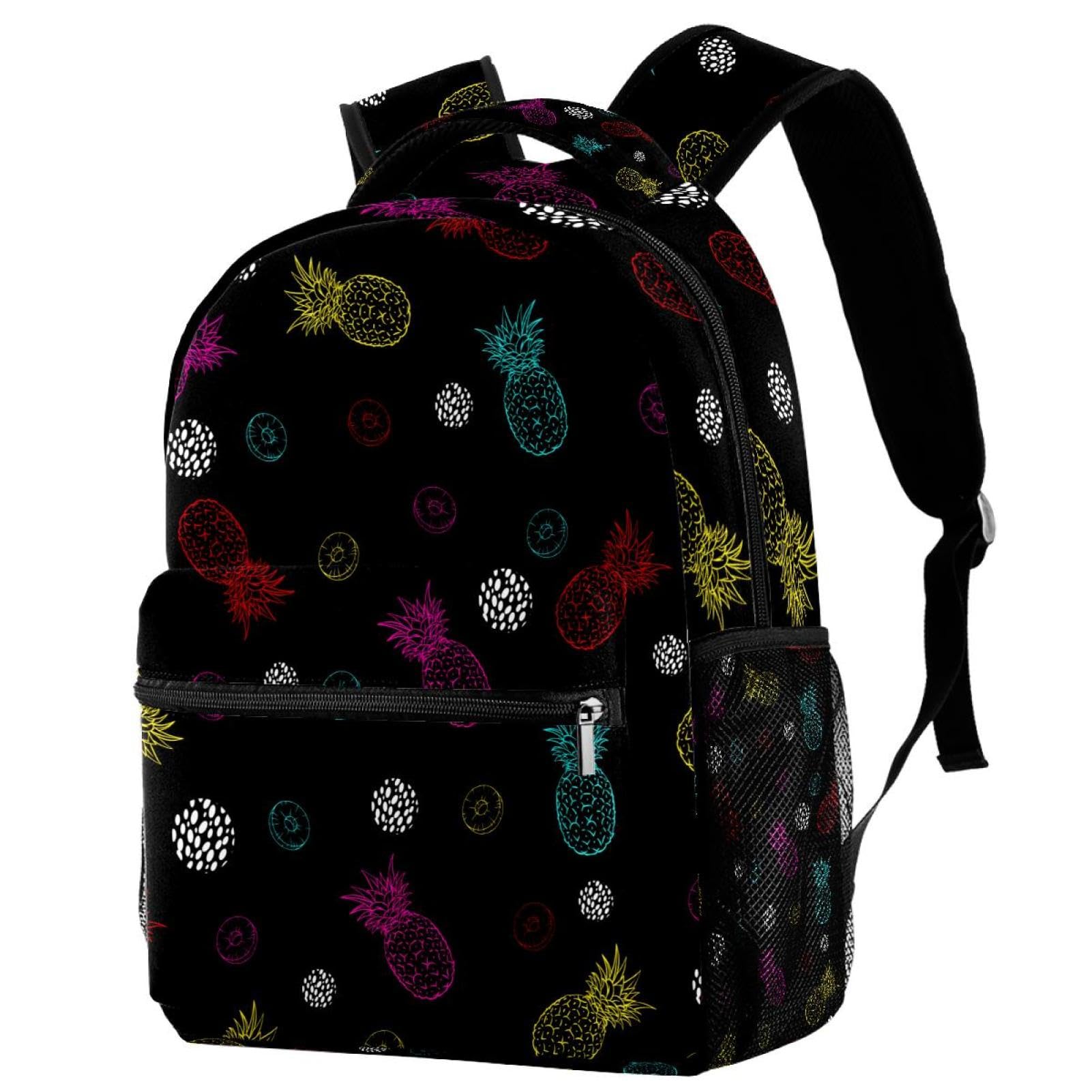 Sac de voyage décontracté ananas multicolore pour les sorties des filles - 7