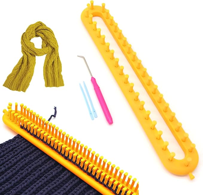 Irtyif Knitting Looms Set, Long Knitting Loom, Knitting Loom Set with