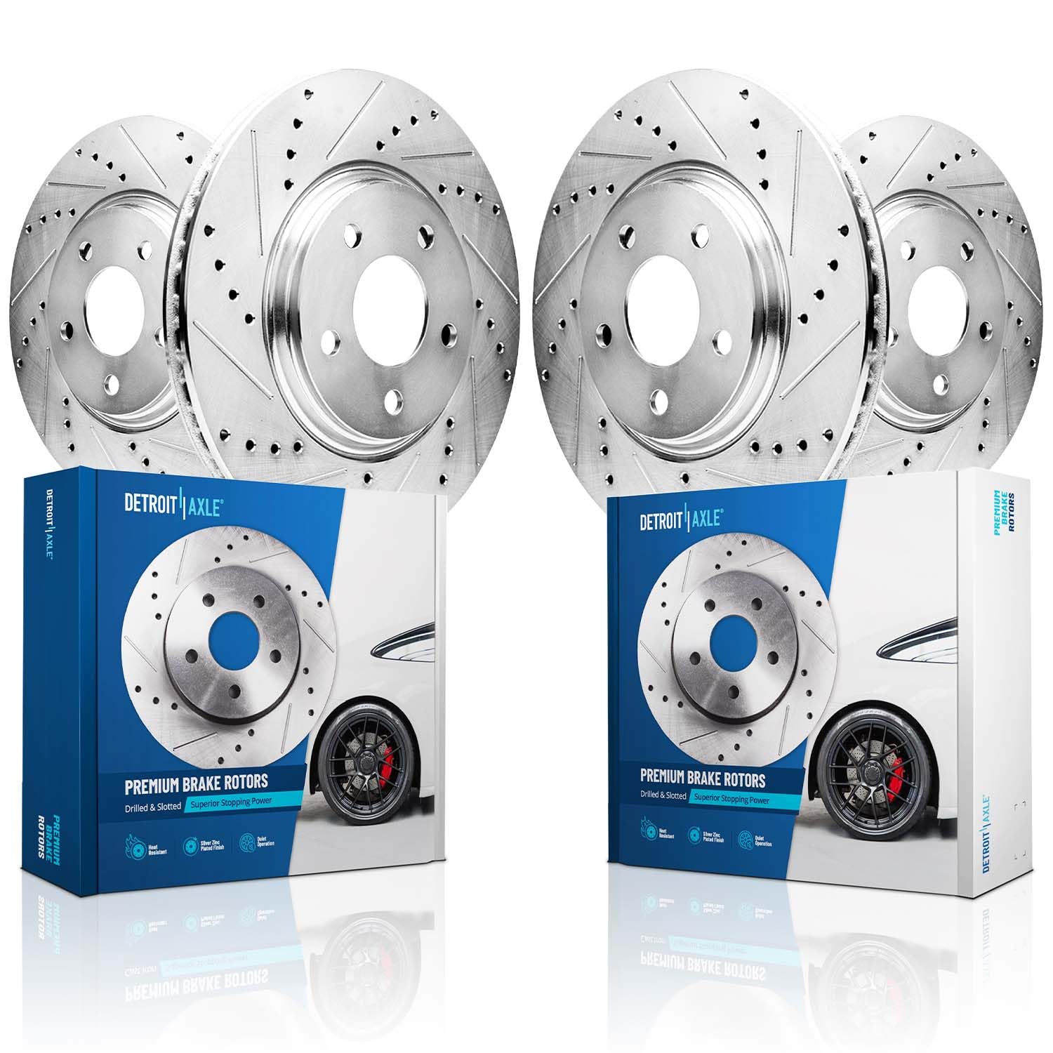Detroit Axle 4R53326 Brake Rotors