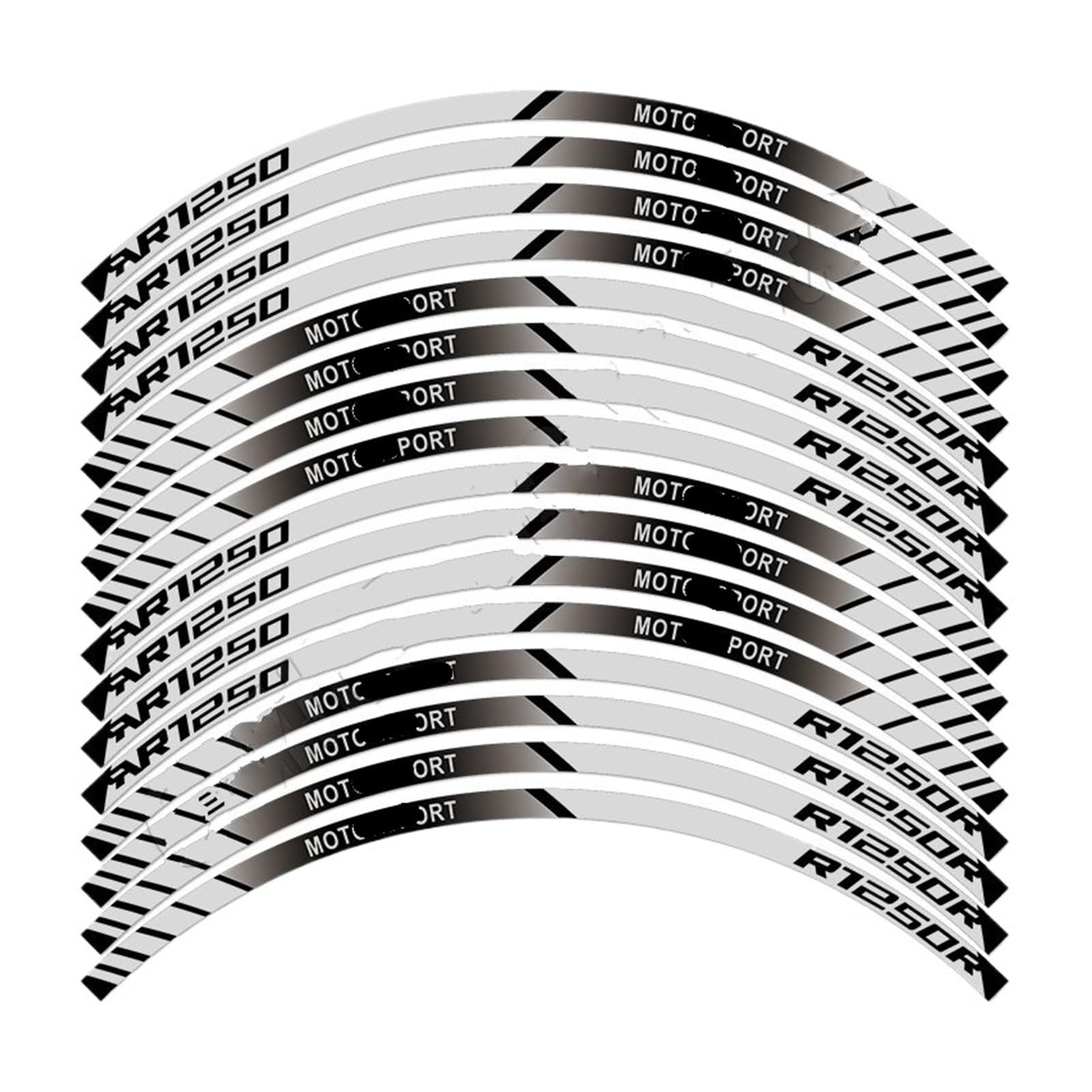 Reflective Sticker Reflective Motorcycle Wheel Hub Sticker Decal Accessories for R1250R R1250RS R1250RT