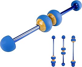 MOBO 7-in-1 Muscle Roller Stick – Full-Body Massage Roller for Myofascial Release, Trigger Point Therapy, Muscle Recovery, Deep Tissue Leg & Back Pain Relief, Physical Therapy, Gym & Travel Use