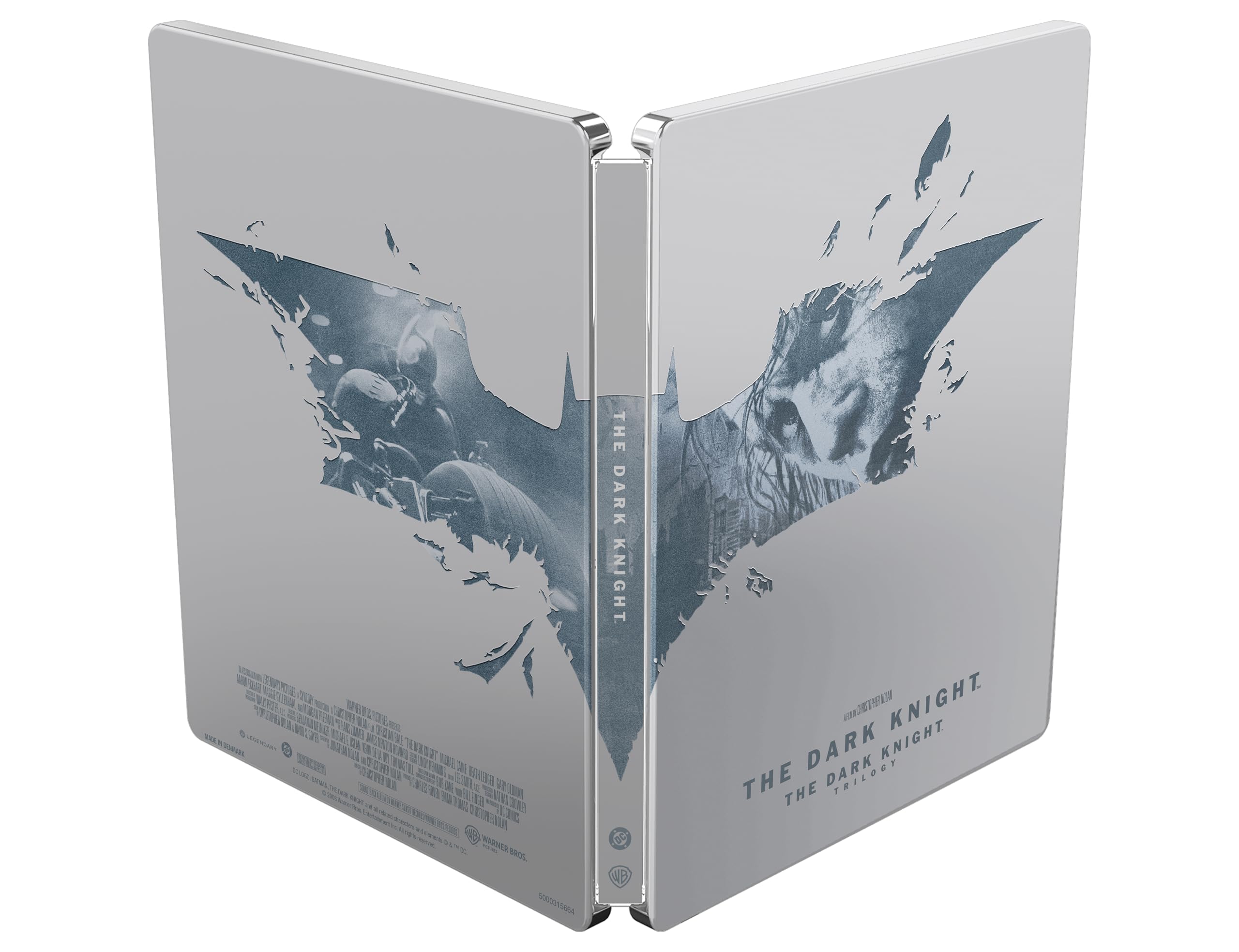 The Dark Knight Trilogy 20th Anniversary Steelbook Collection [4K Ultra HD][2005] [Region Free]