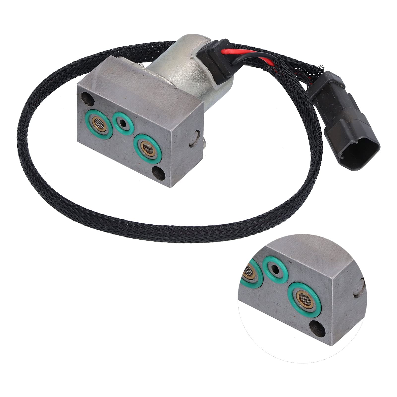 Válvula solenoide de bomba hidráulica de acero resistente DC12V para excavadora