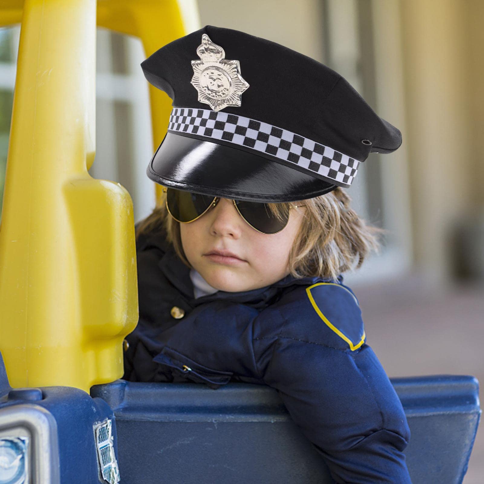 Amazon.co.jp: [Yaoshi] キッズ警官帽子、子供のためのロールプレイ