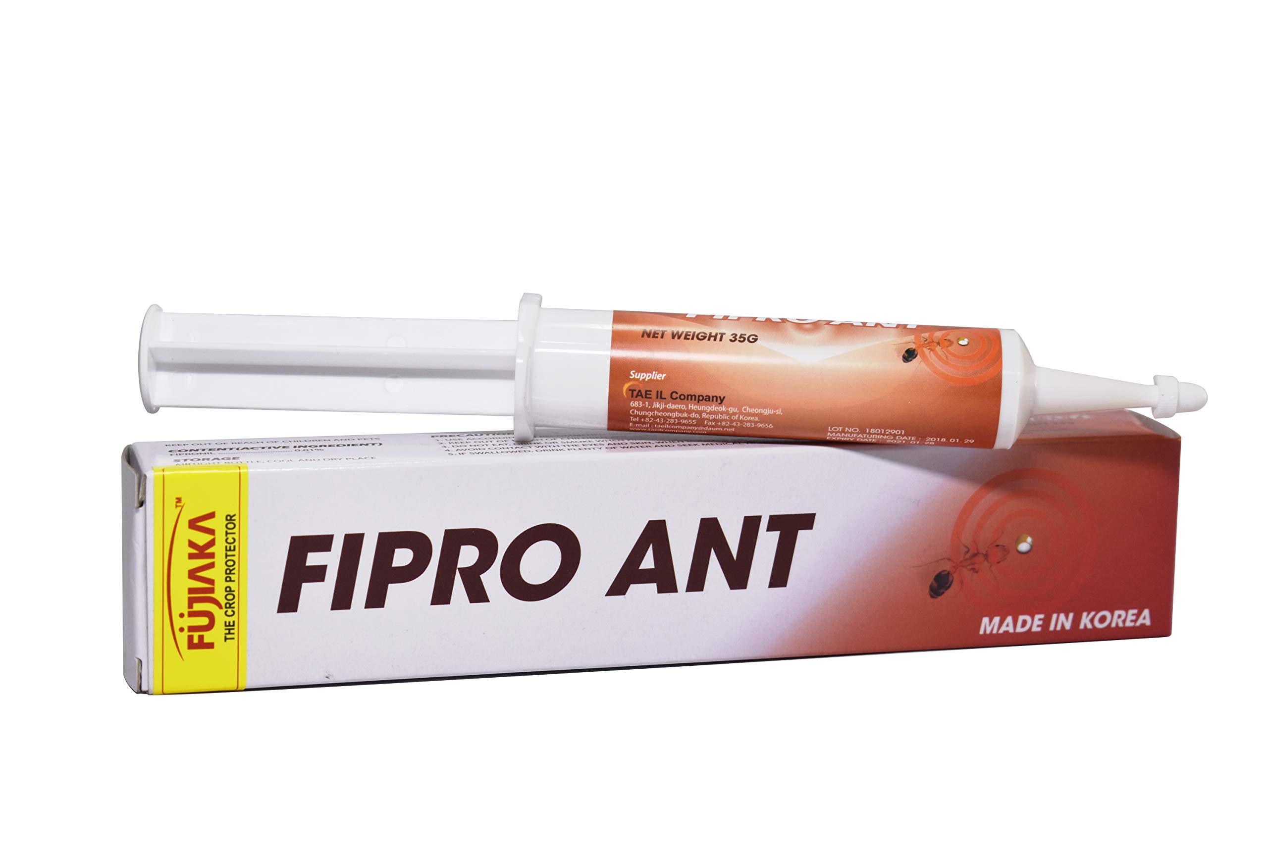 Fujiaka Fipro Ant Gel Bait, 35gms injection tube for control and elimination of ant colony - Pack of 1