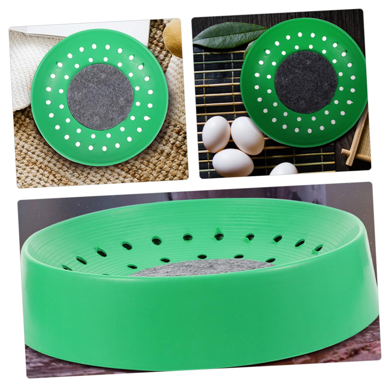 Sosoport Lot de 10 Nids de Pigeon en Plastique Solide pour Ponte, Surface Lisse, Taille Adaptée, Usage Élevage Domestique et Animalerie, Accessoires Cages à Oiseaux, Nid D'œufs