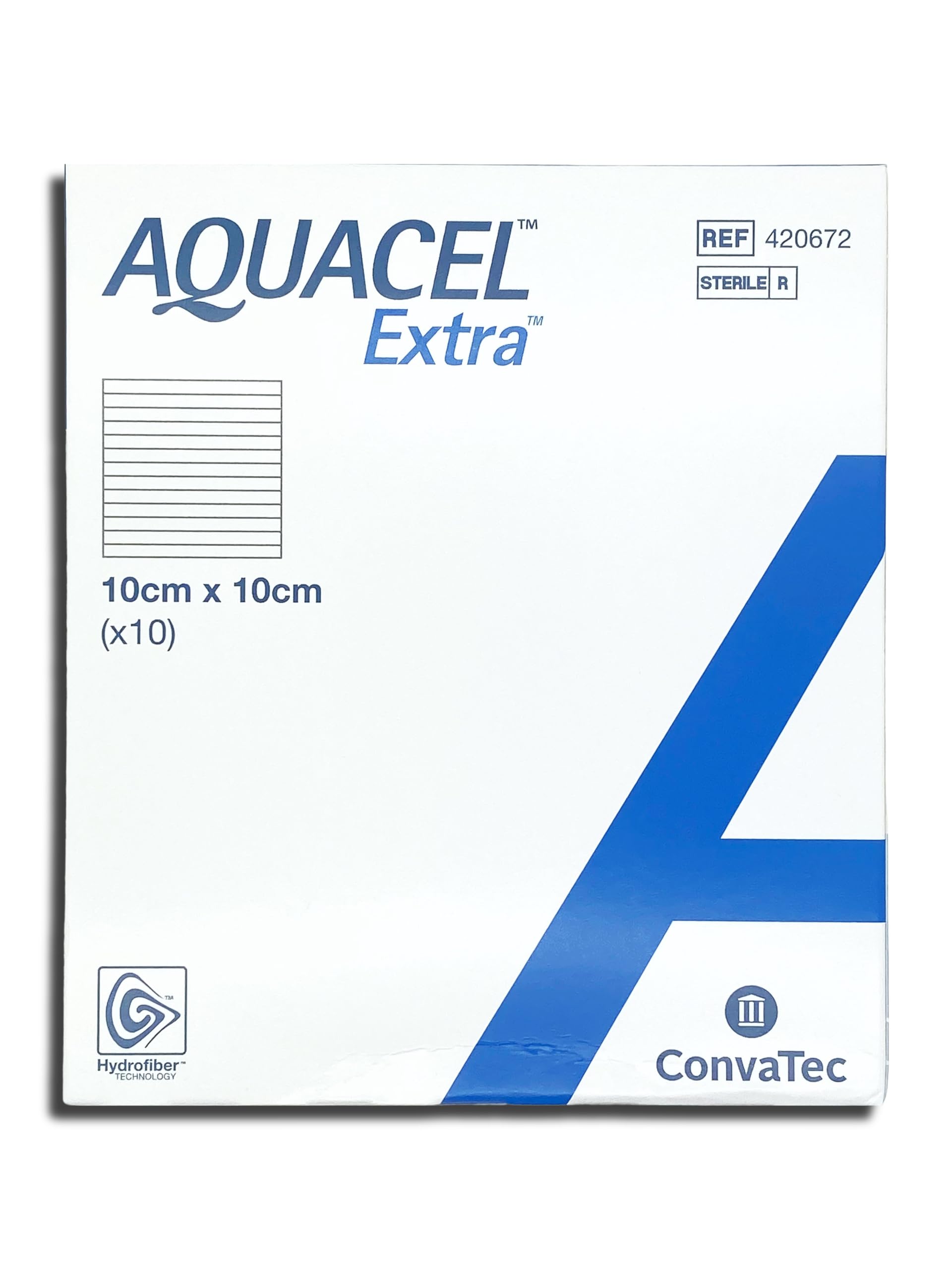 Aquacel 420672 - Apósitos extra, 10 x 10 cm (10 unidades)