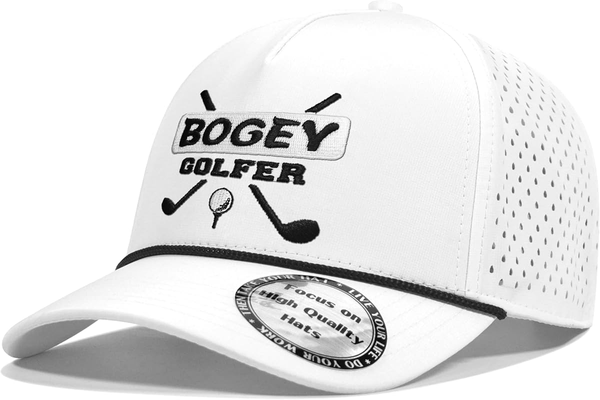 Funny Golf Hats,Funny Golf Gifts for Men,Golf Rope Hat for Men