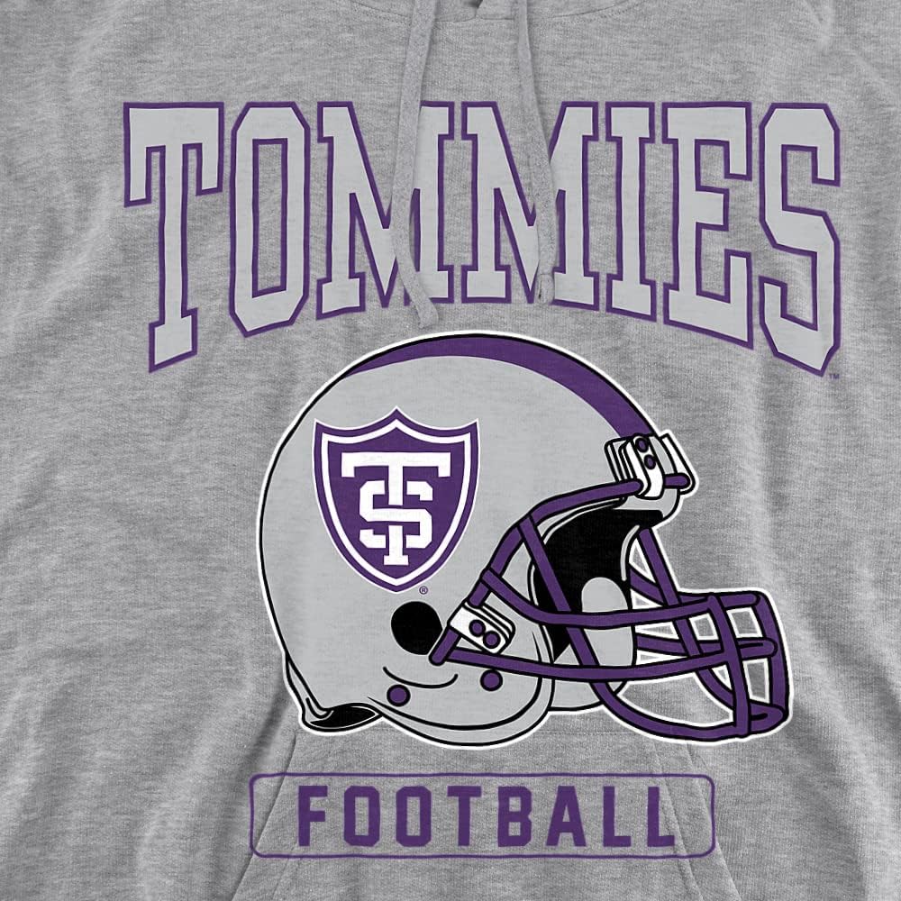 LOGOVISION University of St. Thomas Official Football Helmet Unisex Adult Pull-Over Hoodie