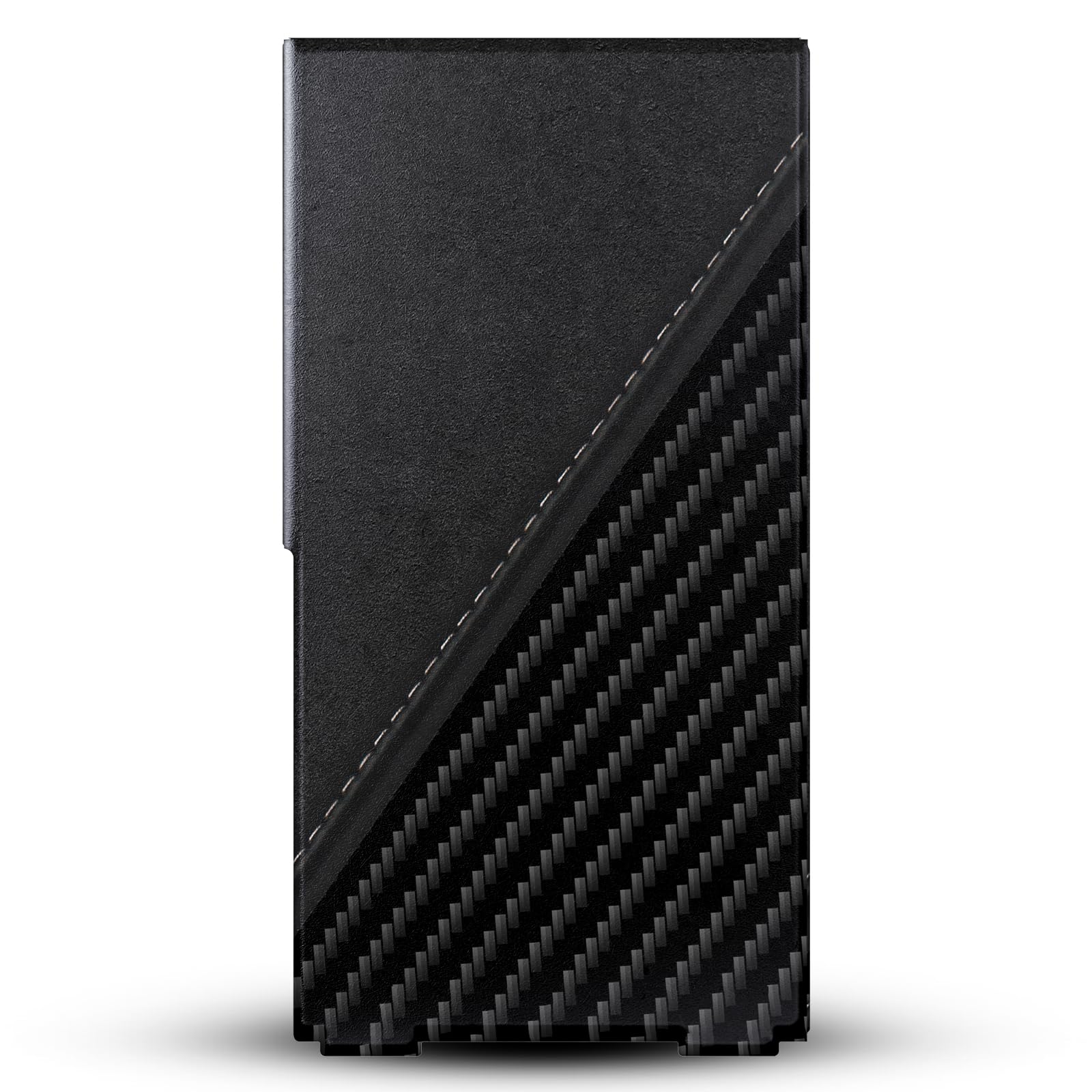 Head Case Designs Sous Licence Officielle Alyn Spiller Cuir Fibre de Carbone Mix Art Enveloppement De Console De Jeu Compatible avec Xbox Series X