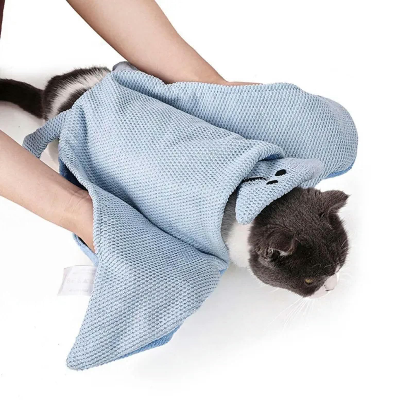 Serviettes pour Chiens pour sécher Les Chiens Serviette de Bain Double Face Super absorbante Fournitures de Bain pour Animaux de Compagnie Mignons pour Chiens et Chats