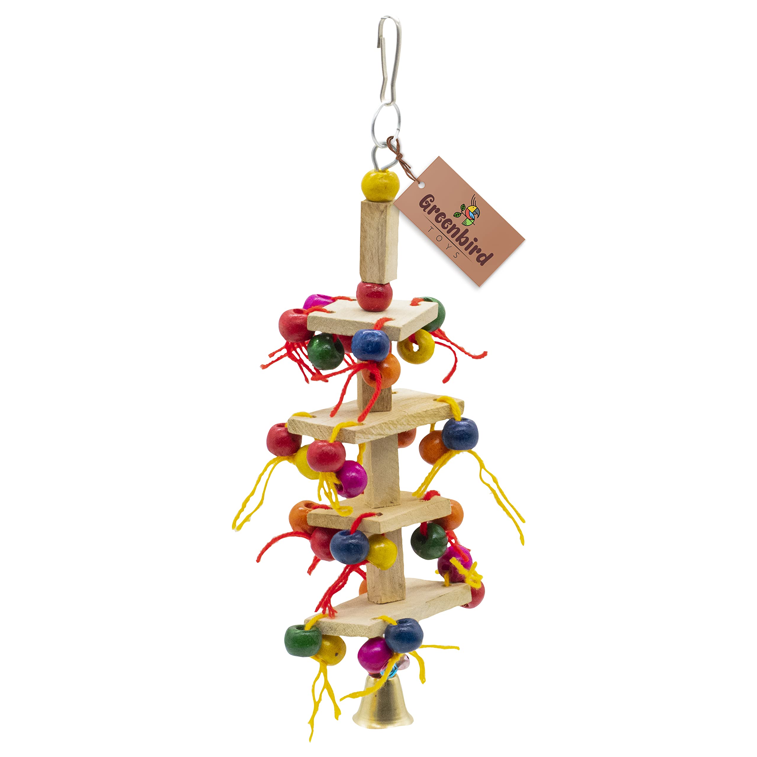 See full amazon price history chart for GREENBIRDS Toys Wooden Threaded Cage Hanging Chew Toy for Parrots - Handmade Chew Toy - for Relaxing of Bird Parrots, Cockatiel, Lovebird, Budgerigar, Finches Small & Medium Birds Parrot GREENBIRDS Toys Wooden Threaded Cage Hanging Chew Toy for Parrots - Handmade Chew Toy - for Relaxing of Bird Parrots, Cockatiel, Lovebird, Budgerigar, Finches Small & Medium Birds Parrot (B0BR8NKGW9) Amazon Price History, Amazon Price Tracker
