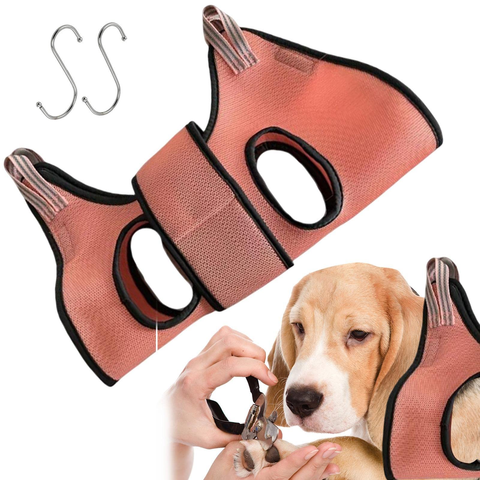 pologmase Hamaca para tijeras de garras para gatos, soporte para cuidado de uñas, sin rasguños, para bañarse, cortar y cortar las garras, examinar