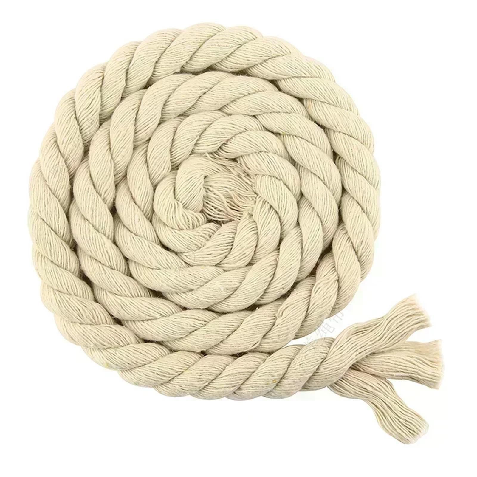 Twisted Cotton Cord 2/5/10M 8mm 3 Shares Twisted Cotton Cords Shoulder Bag Strap Waistband Cord Knapsack Gift Box Braided(Color 9,8mm-2Meters)