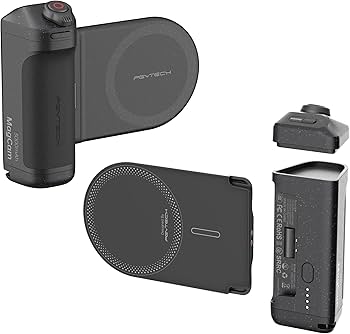 PGYTECH MagCam Phone Grip Kit, 3-in-1 iPhone Grip with