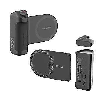 PGYTECH MagCam Phone Grip Set, 3 in 1 Phone Grip with
