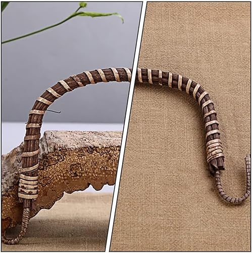 Miniatura 5 de NUOBESTY Tirador de tetera, mango de tetera de ratán, 4 piezas, mango de tetera japonés, con cable, repuesto para mango de tetera de cerámica