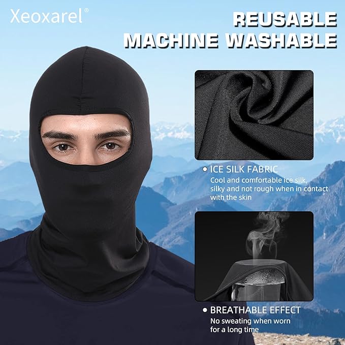 Pack de 6 Balaclavas para Esquí, Cubierta Facial Completa miniatura 7