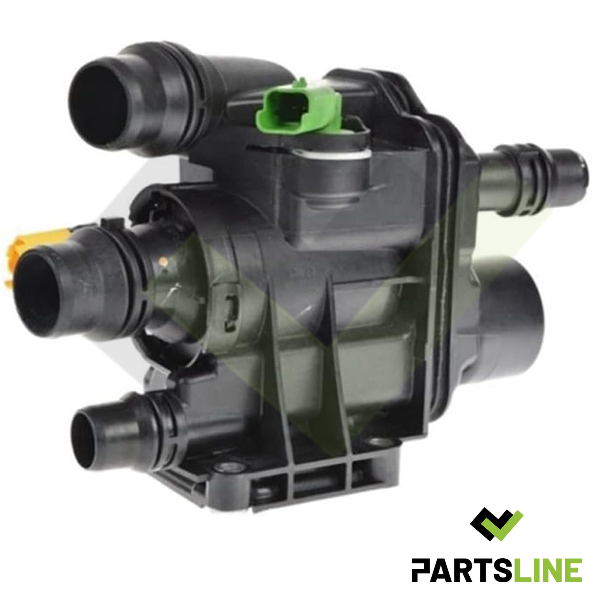 Partsline Thermostat avec boitier compatible avec Berlingo, C3 Aircross 2, C4 X, C5 X, Astra L, Combo E, Corsa F, 2008, 208, 308, 408, 5008, 508, Partner, Rifter 1.2 Puretech 9812131480 81847