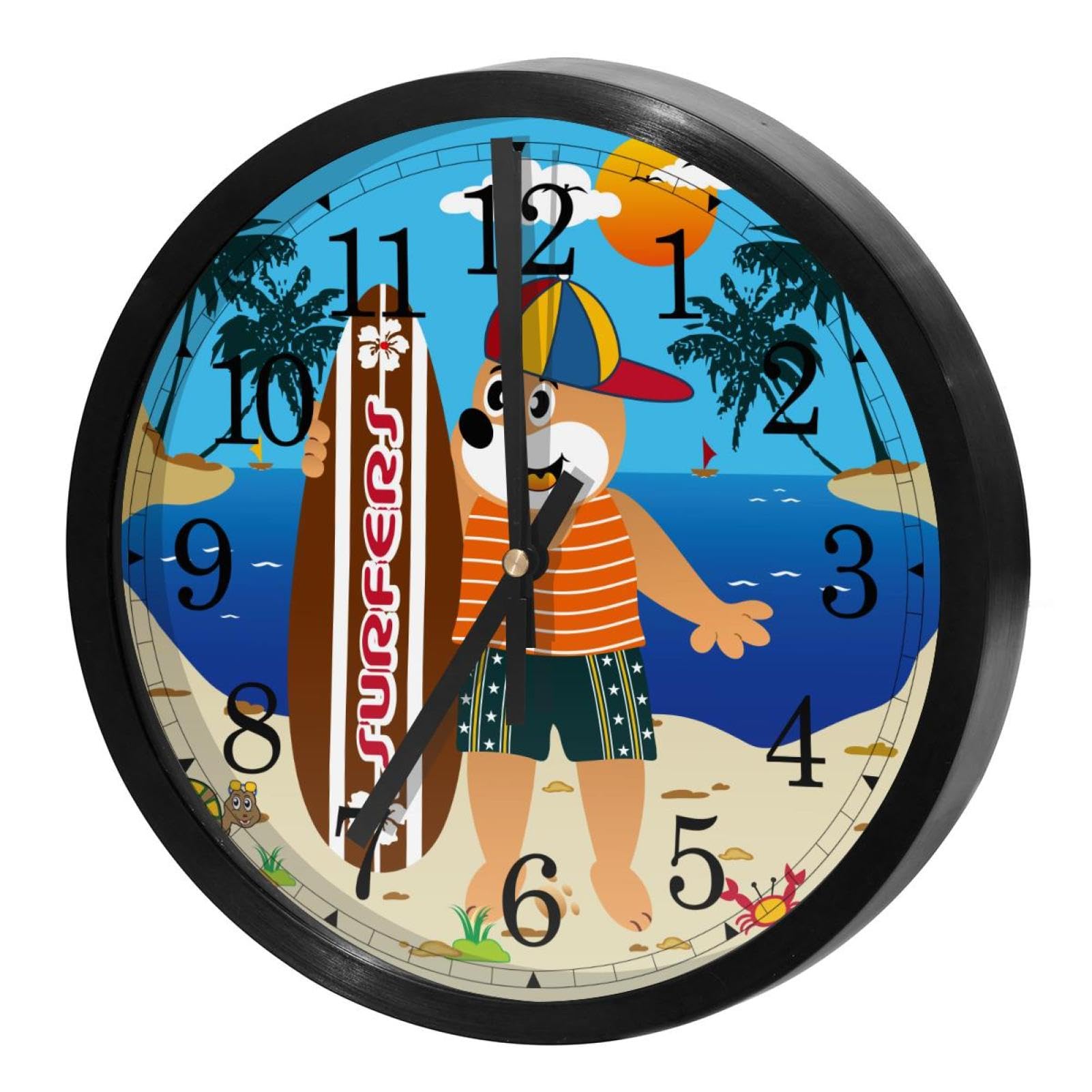 Horloge murale silencieuse sans tic-tac - Supprimez les bruits nocturnes dans la maison