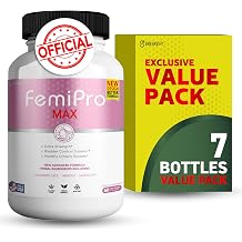 FemiPro MAX Womens Urinary Support Supplement, 60 Capsules, Extra Strength Bladder Control with Cranberry, Hibiscus, Dandelion, Vegan, Gluten Free 7