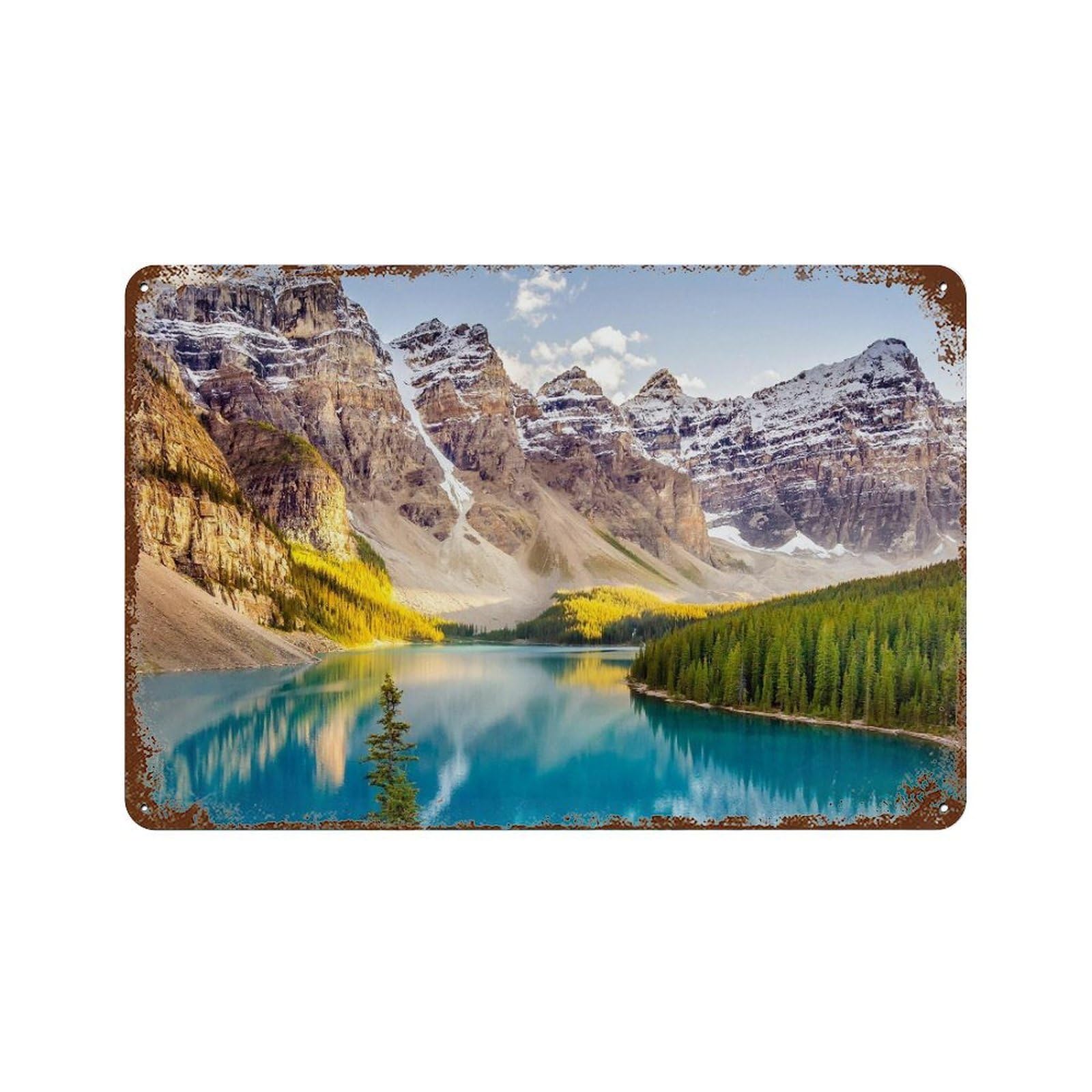xiaoxiaoshen Real Photo Canada Decor Toronto Vancouver Wall Decor Art Metal Tin Poster Modern Home Decor Art Home Bar Shop Decorations Vintage Sign 20x30cm