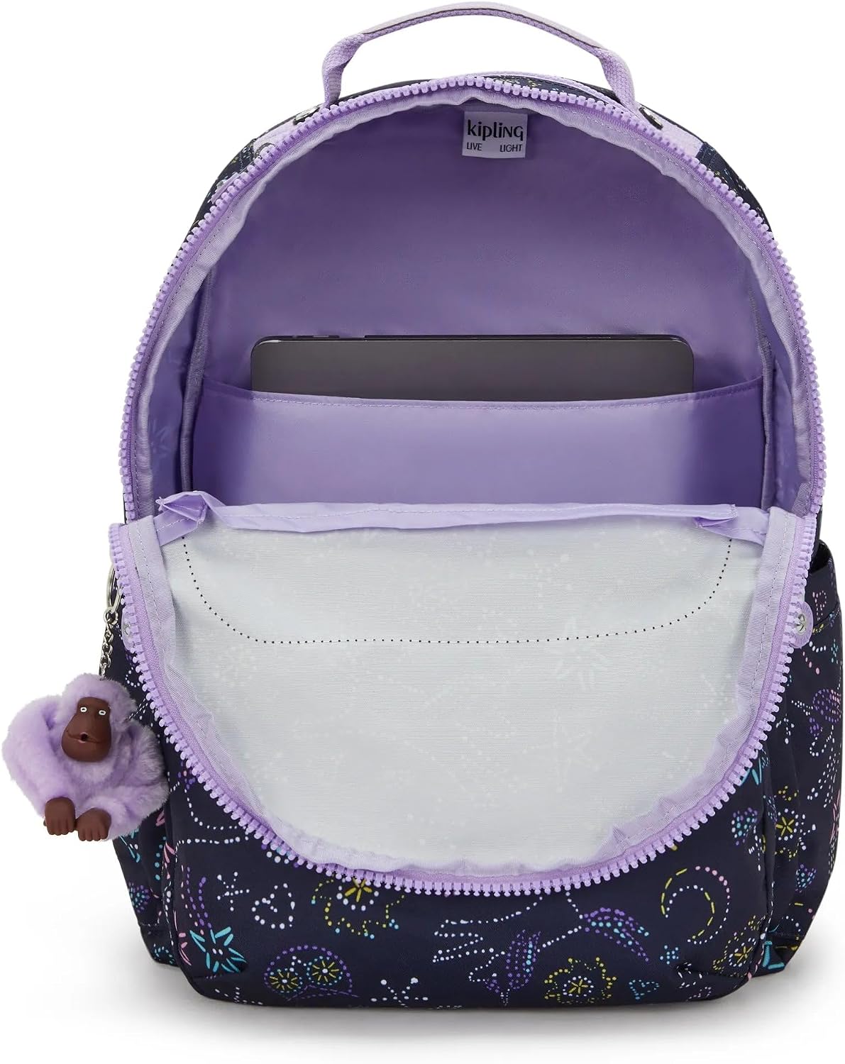 Kipling Women's Seoul 15" Laptop Backpack, Durable, Roomy with Padded Shoulder Straps, Built-In Protective Sleeve