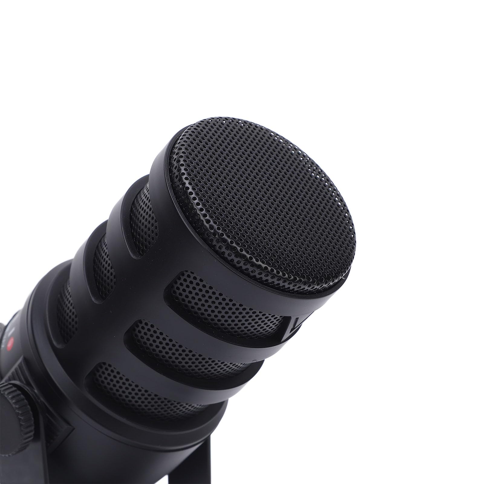 Tbest Microfono Dinamico Professionale XLR USB Microfono a Condensatore Cardioide con Supporto in Metallo Manopola Multifunzione Regolabile per Registrazione Dal Vivo Giochi Streaming
