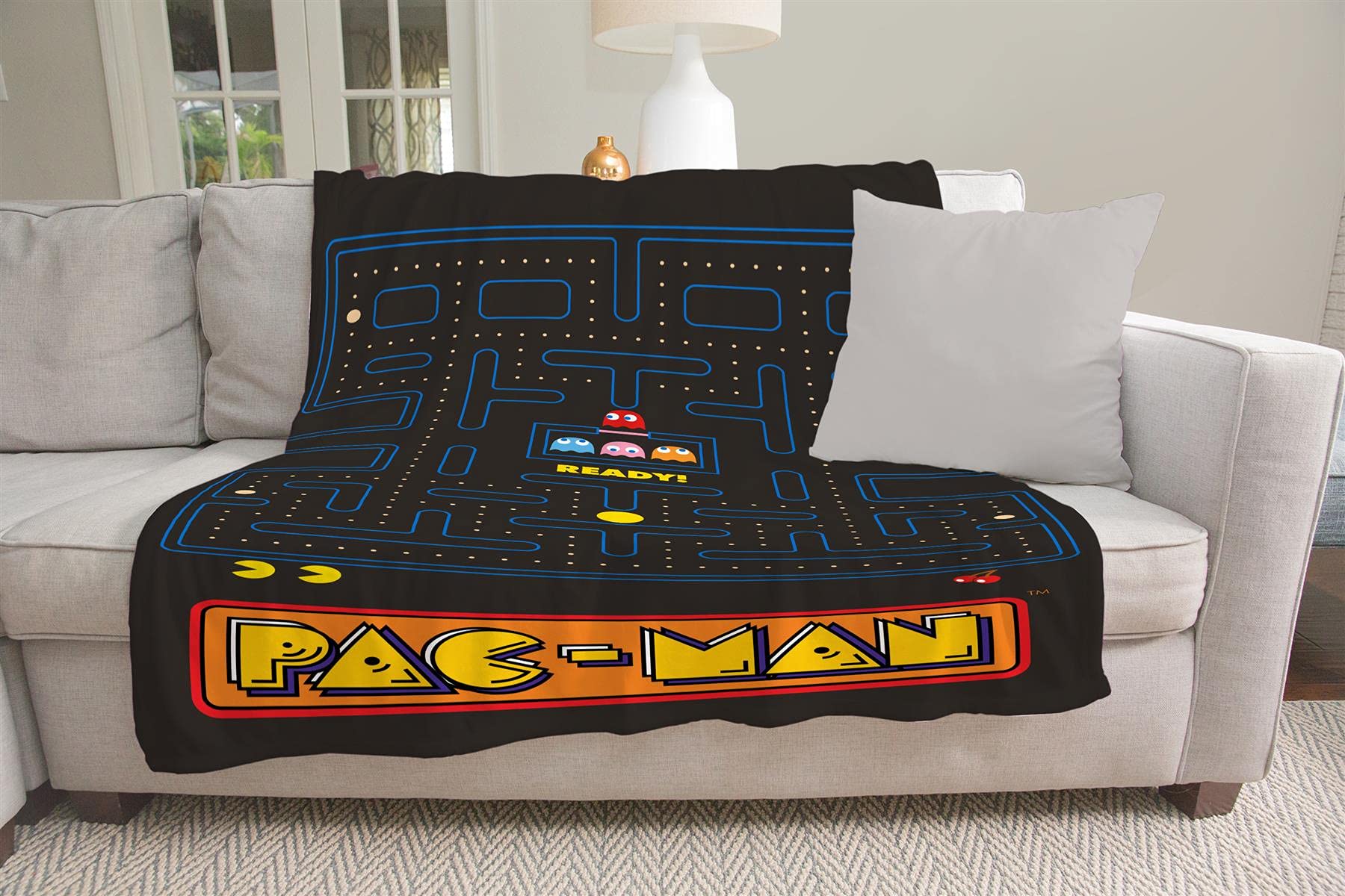 Maze Path Throw Blanket ブランケット Maze Path Throw Blanket ブランケット Maisie Quilted Throw