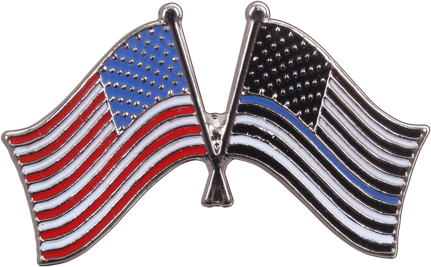 Rothco 1966: Thin Blue Line Us Flag Pin