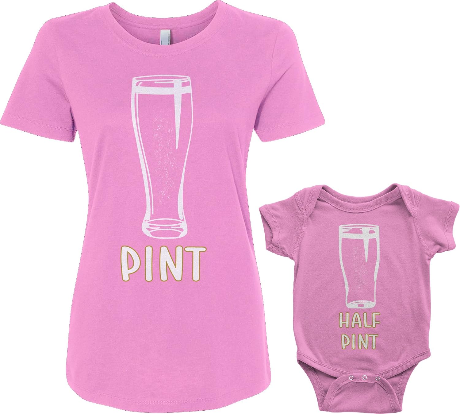 Threadrock Pint & Half Pint Infant Bodysuit & Women's T-Shirt Matching Set