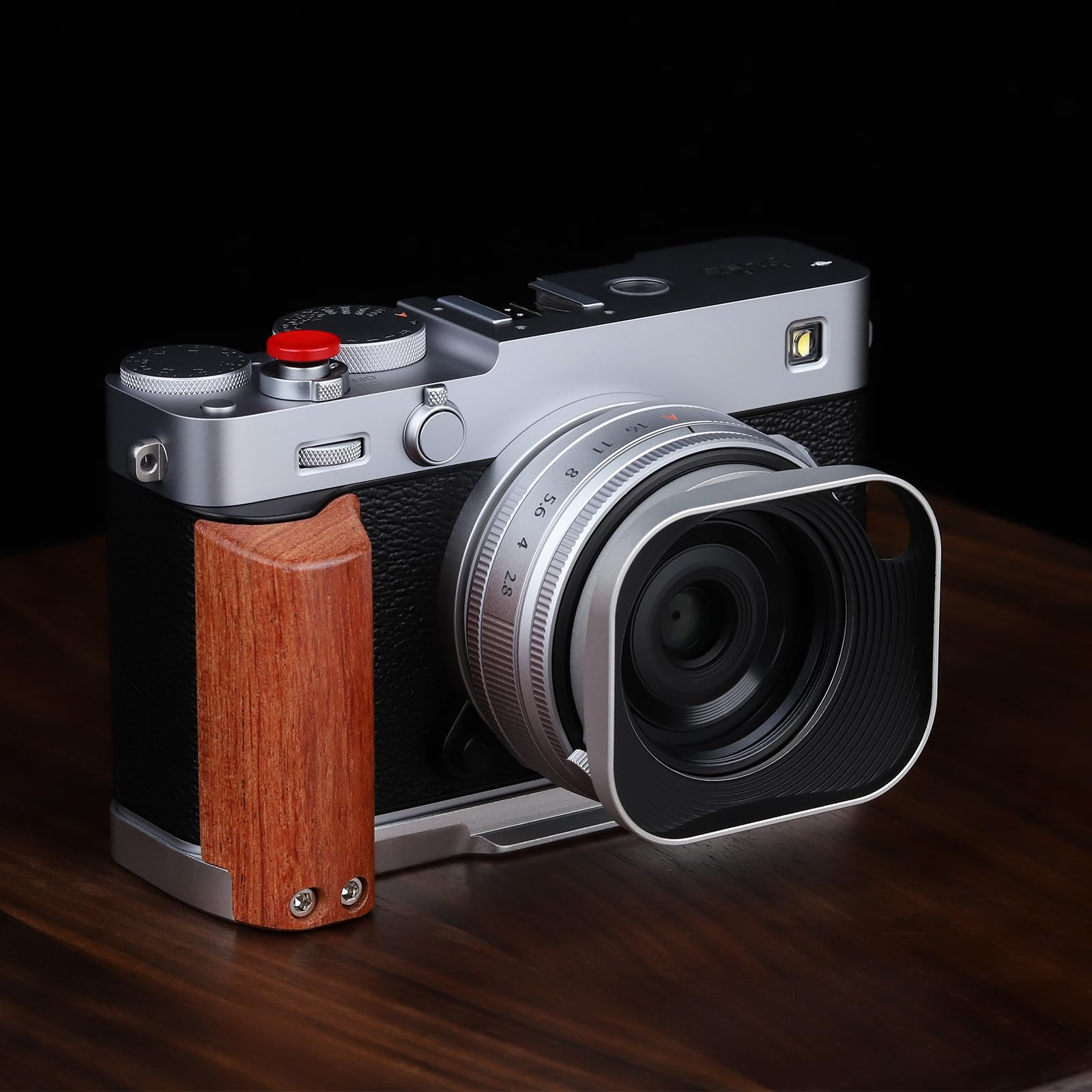 Amazon.com : Haoge Metal Squaret Lens Hood for Fujifilm XE5 XF