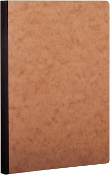 Clairefontaine Basic Large Clothbound Notebook 6 x 8.25 TAN 192 Pages