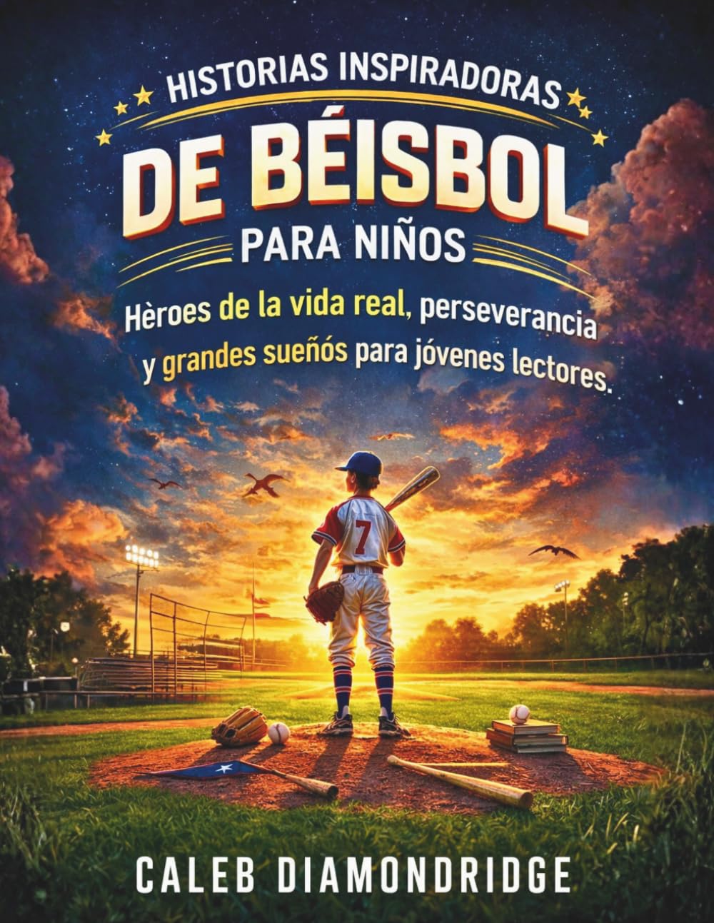 HISTORIAS INSPIRADORAS DE BÉISBOL PARA NIÑOS: Héroes de la vida real, perseverancia y grandes sueños para jóvenes lectores.