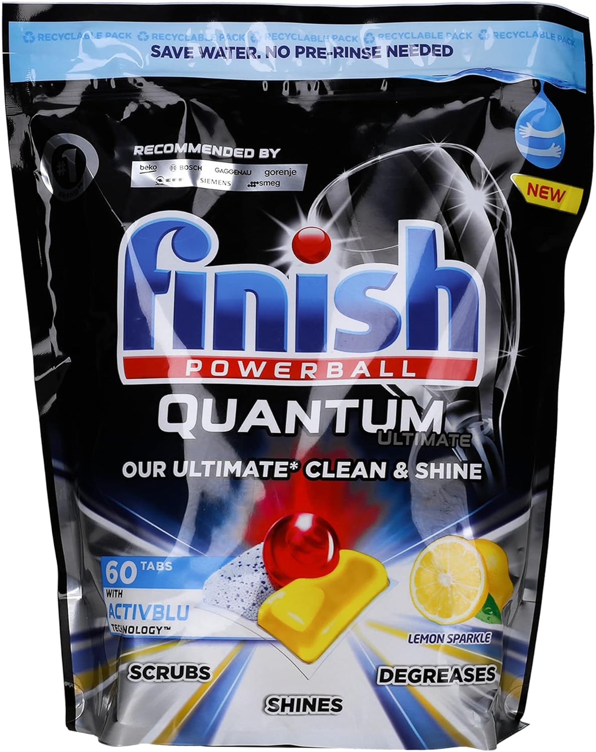 Finish POWERBALL Ultimate Quantum Zitrone Reinigungsmittel für