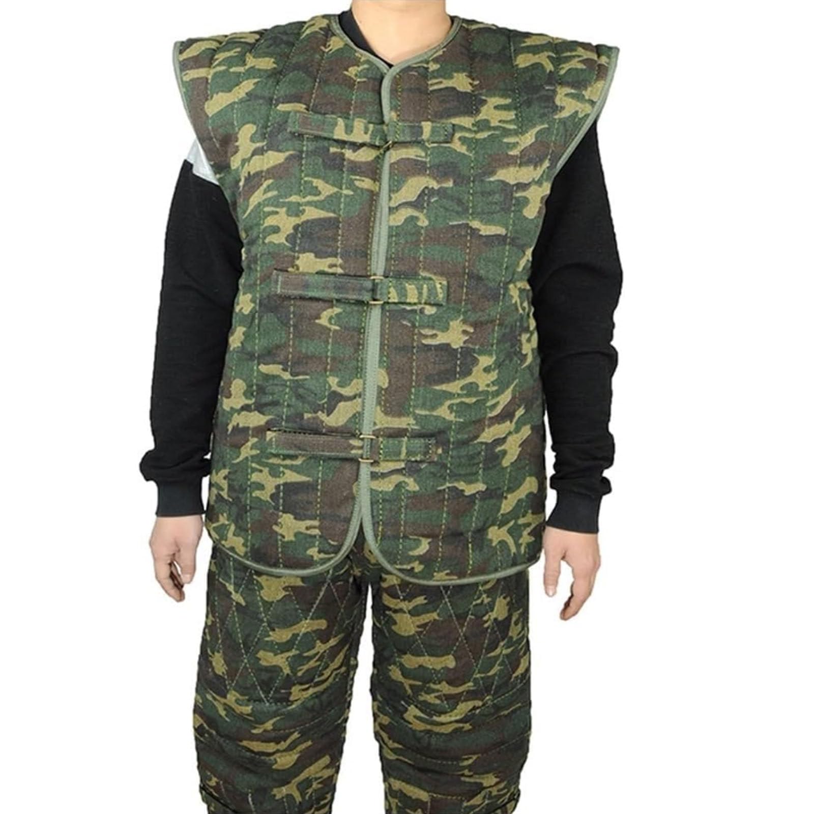 Ropa protectora para perros de adiestramiento, traje profesional de protección corporal para perros grandes, mangas antimordeduras, chaqueta y pantalones de adiestramiento para perros policía.