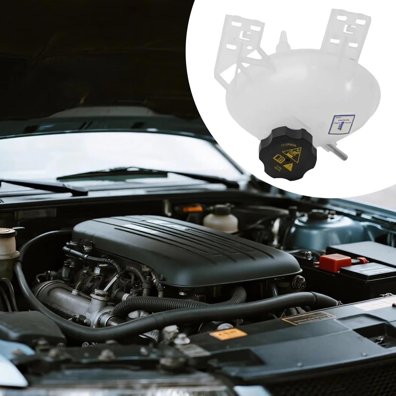 Vaschetta Espansione Compatibile Con Jeep Per Compass 2017 2018 2019 2020 Parti Di Riparazione Auto Accessorio Serbatoio Liquido Raffreddamento Motore Radiatore Bottiglia Troppopieno