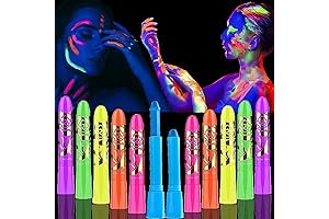 Neon Glow in the Dark Paint for Body & Face