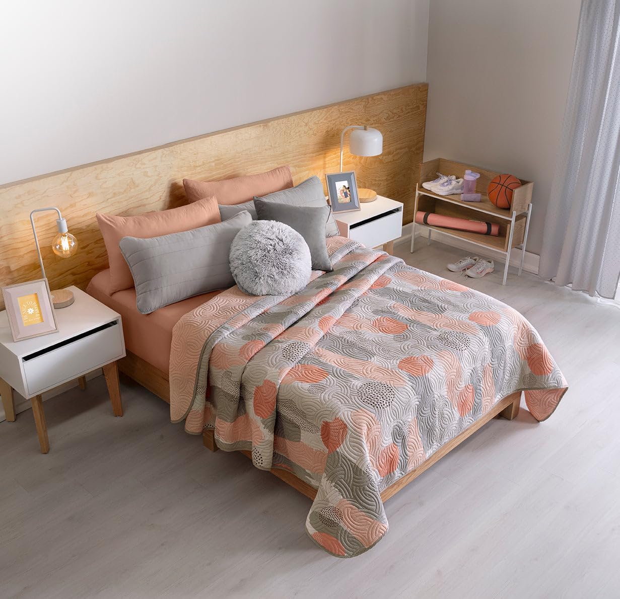 Versatile Milan Elegance Printed Quilt Reversible Ultra-Thin Full XL/Queen Size Comforter