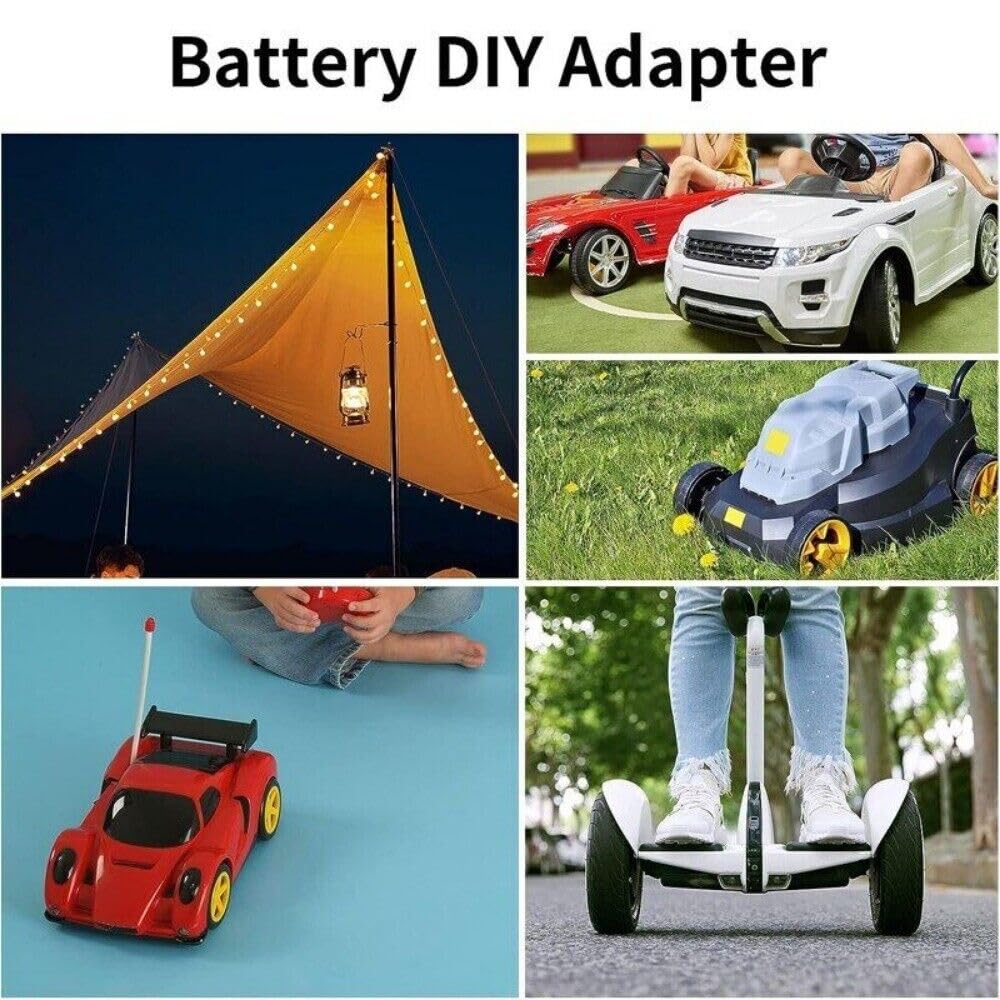 Adaptador convertidor reductor de CC de 40 V a 12 V para batería de iones de litio de 40 V Ryobi de 15 A 180 W, adaptador de bricolaje automático, regulador de voltaje para auto de juguete RC DIY
