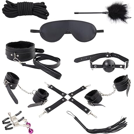 10Pcs Adjustable Intimate Bondage Set for Sensuous Couples