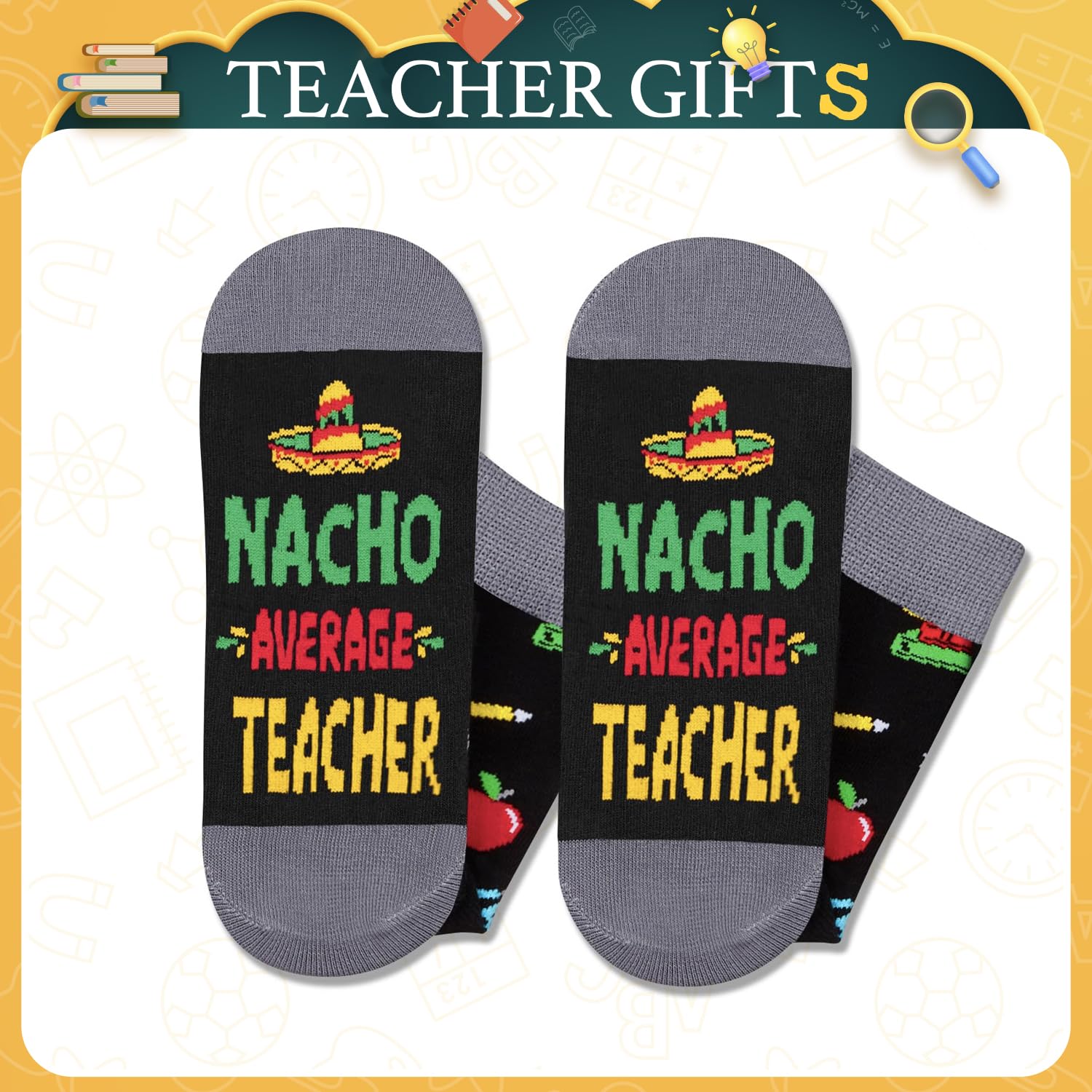 HAPPYPOP Appreciation Gifts for Women Men - Principal Boss Teacher Coach Coworker Socks