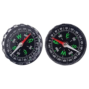 先バレポキューンボタン　最安価 Amazon.co.jp: Jeffergarden 方向コンパス ボタンコンパス 方位