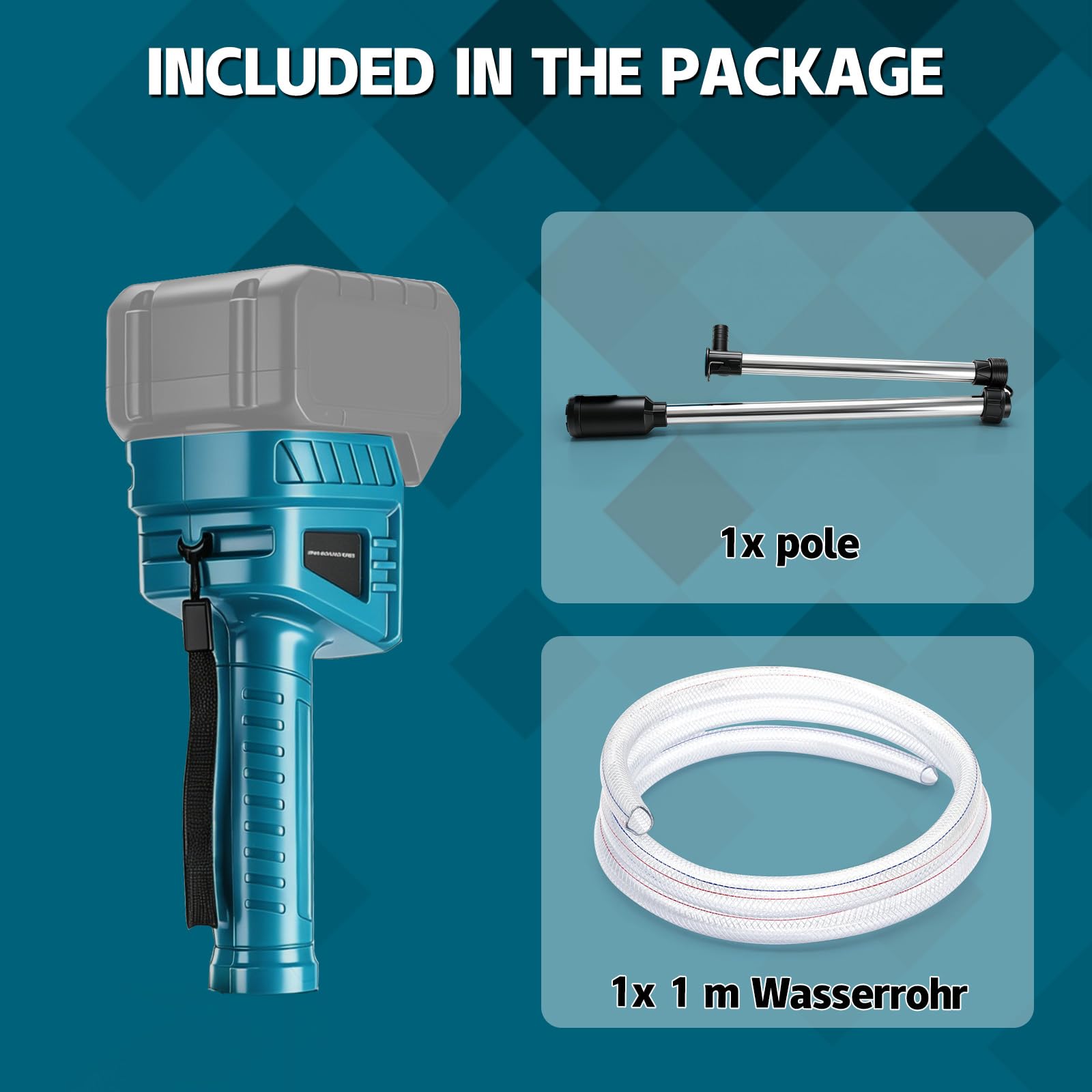 Sans Fil Pompe À Eau Compatible Avec Makita 18 V Batterie,50 L/min
