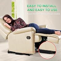 NOPWOK 2500 mAh Univerzális Akkumulátor Csomag Elektromos Fotelekhez - 2-Tűs Csatlakozóval Kanapékhoz, Emelő Székekhez, Relax Bútorokhoz 7